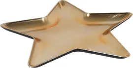 Countryfield schaal kunststof leoni 31x31x2cm goud kopen?