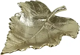 Countryfield schaal metaal blad kiara 15.5x20x4cm goud kopen?