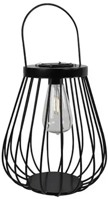 Countryfield solar hanglamp Ro Debi warm licht, zwart