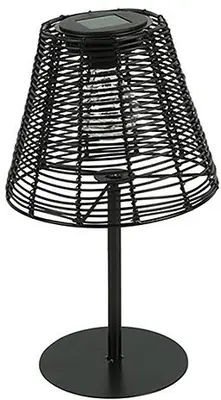 Countryfield solar tafellamp Hira warm wit, zwart