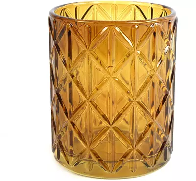 Countryfield theelichthouder glas elliot 10x12.5cm goud