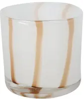 Countryfield theelichthouder glas seet-sue 10x10cm wit kopen?