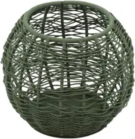 Countryfield theelichthouder metaal sabi 12x10cm groen kopen?