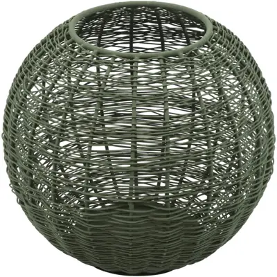 Countryfield theelichthouder metaal sabi 20x18.5cm groen