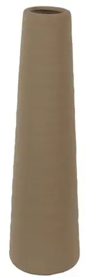 Countryfield vaas aardewerk nohr 12.5x12.5x49cm beige