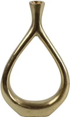 Countryfield vaas aluminium tara 20x4.5x33cm goud