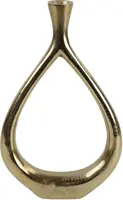Countryfield vaas aluminium tara 25x5.5x40cm goud kopen?