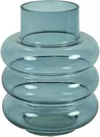 Countryfield vaas glas nikky 17x22.5cm blauw kopen?