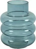 Countryfield vaas glas nikky 17x22.5cm blauw kopen?
