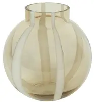 Countryfield vaas glas sweet-dori 22x21cm bruin kopen?