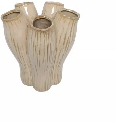 Countryfield vaas keramiek garber 26x26x32cm beige