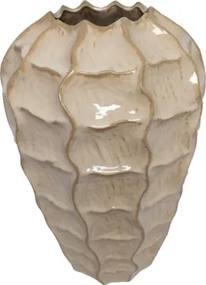 Countryfield vaas keramiek rialto 30x45cm beige - afbeelding 2