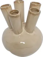 Countryfield vaas keramiek tulip 21x25cm beige kopen?