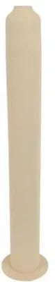 Countryfield vaas metaal evie 8.5x60cm crème