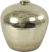 Countryfield vaas steen buikig terri 39x38cm goud kopen?
