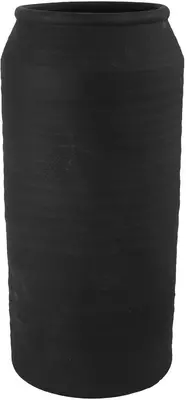 Countryfield vaas terri 28,5x60 cm zwart