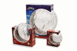 Crittertrail hamsterbal plastic transparant 12,5x12,5x12,5cm - afbeelding 2