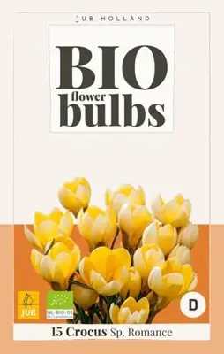 Crocus Romance 15 krokusbollen biologisch geteeld - afbeelding 1