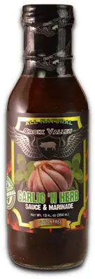 Croix valley garlic n herb sauce & marinade