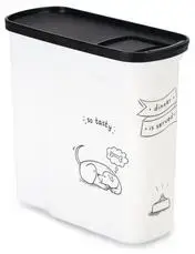 Curver voedselcontainer hond plastic 2L 20.5x18.5x19.5cm wit