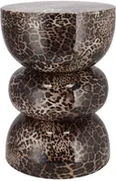 Daan Kromhout Design bijzettafel metaal sephora wild 32x45cm leopard  kopen?