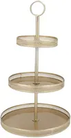 Daan Kromhout Design etagere metaal majestic 37x65cm champagne kopen?