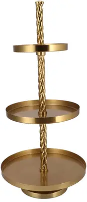 Daan Kromhout Design etagere metaal majestic 45x100cm gold