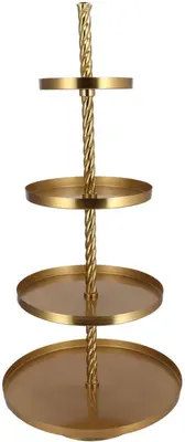 Daan Kromhout Design etagere metaal majestic 56x125cm gold