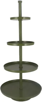 Daan Kromhout Design etagere metaal matt 56x125cm green