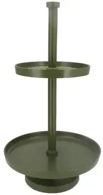 Daan Kromhout Design etagere metaal rond 35x35cm groen