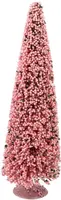 Daan Kromhout Design kerstfiguur kunststof kerstboom berry 11x11x30cm lichtroze - afbeelding 1