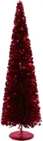 Daan Kromhout Design kerstfiguur kunststof sparkle kerstboom 15x15x40cm fuchsia kopen?