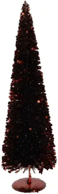 Daan Kromhout Design kerstfiguur kunststof sparkle kerstboom 17x17x50cm brons