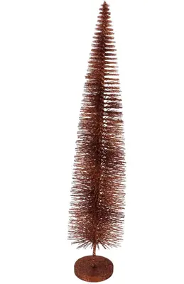 Daan Kromhout Design kerstfiguur kunststof sparkle scottish kerstboom 8x8x35cm spice