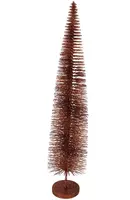 Daan Kromhout Design kerstfiguur kunststof sparkle scottish kerstboom 6x6x30cm spice kopen?