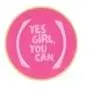 Daan Kromhout Design tegeltje aardewerk yes girl, you can 18x18cm 