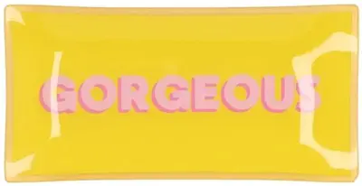 Daan Kromhout Design tegeltje glas gorgeous 20x10cm 