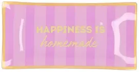 Daan Kromhout Design tegeltje glas happiness is homemade 20x10cm  kopen?