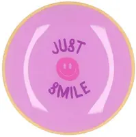 Daan Kromhout Design tegeltje glas just smile 18x18cm  kopen?