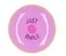 Daan Kromhout Design tegeltje glas just smile 18x18cm 