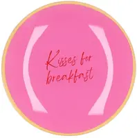 Daan Kromhout Design tegeltje glas kisses for breakfast 18x18cm  kopen?