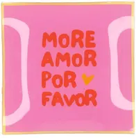 Daan Kromhout Design tegeltje glas more amor for favor 18x18cm  kopen?