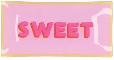 Daan Kromhout Design tegeltje glas sweet 20x10cm 