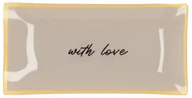 Daan Kromhout Design tegeltje glas with love 20x10cm  kopen?