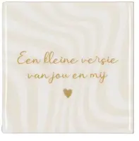 Daan Kromhout Design tegeltje keramiek een kleine versie 10x10cm beige kopen?