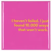 Daan Kromhout Design tegeltje keramiek i haven't pink 10x10cm pink kopen?