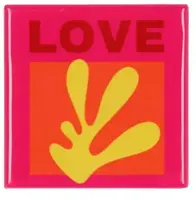 Daan Kromhout Design tegeltje keramiek love 10x10cm multi kopen?