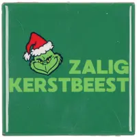Daan Kromhout Design tegeltje keramiek zalig kerstbeest 10x10cm groen kopen?
