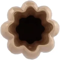 Daan Kromhout Design vaas aardewerk garlic high 23x40cm zand - afbeelding 2