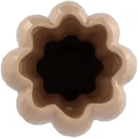 Daan Kromhout Design vaas aardewerk garlic high 25x45cm zand - afbeelding 2